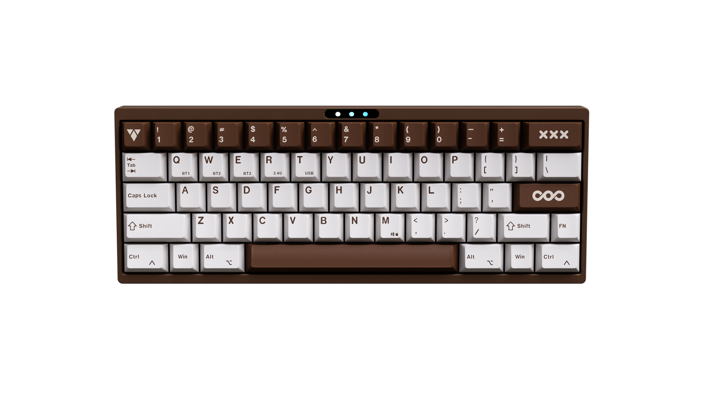 LUMINKEY60 Pro - 60% Hot-Swappable Custom Mechanical Keyboard with Premium Coating