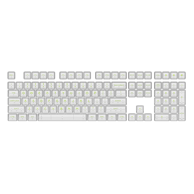 ASA Clear Keycap Set(155-Key)