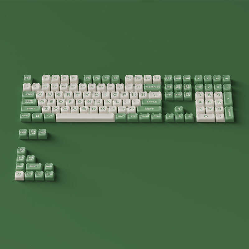 Akko Matcha Bear Keycap Set (122-key)