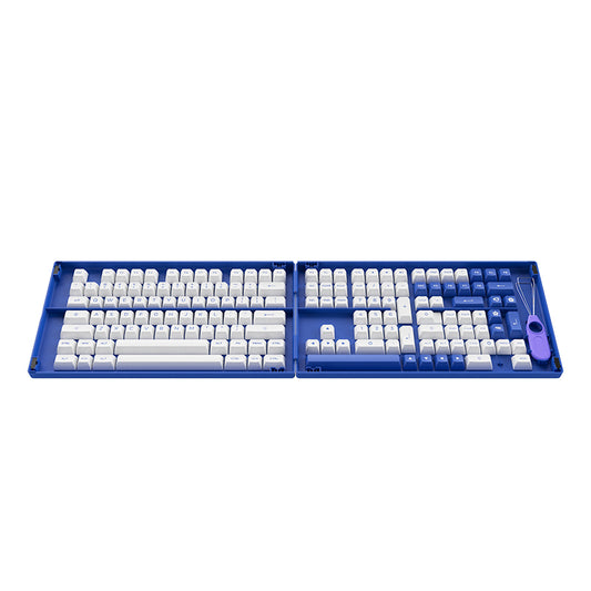 Blue on White Keycap Set(197-Key)