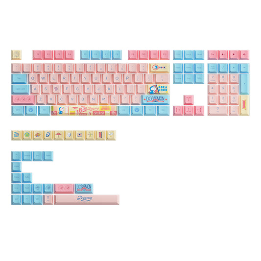 Doraemon Macaron Keycap Set(136-key)