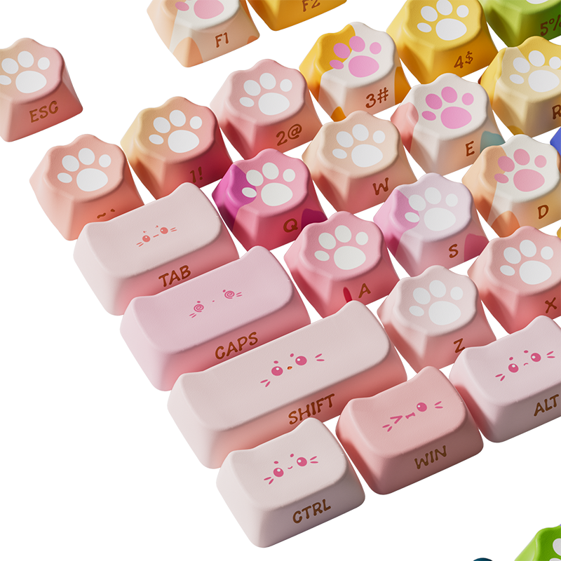 Kitty Paws Keycap Set (142-key)