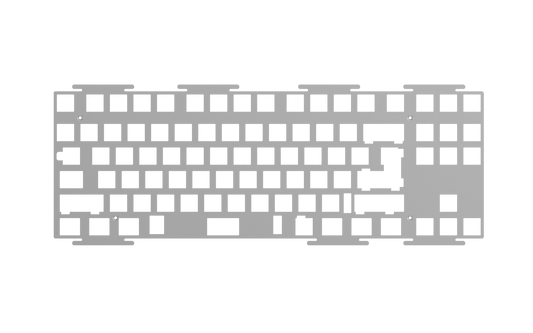 Aluminum/Fr4 Plate for LUMINKEY80 (PCB-mount stabilizer)